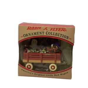 VINTAGE 1997 "RADIO FLYER" RED WAGON CHRISTMAS ORNAMENT COLLECTION MODEL 102